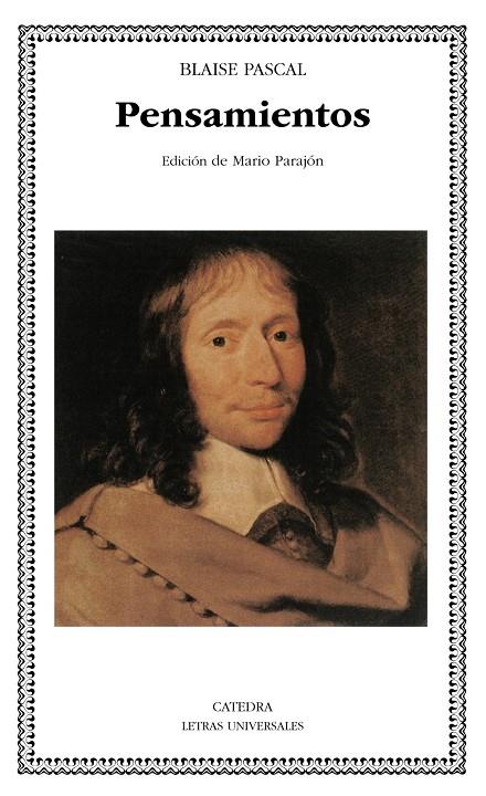 PENSAMIENTOS. LETRAS UNIVERSALES | 9788437616087 | PASCAL, BLAISE