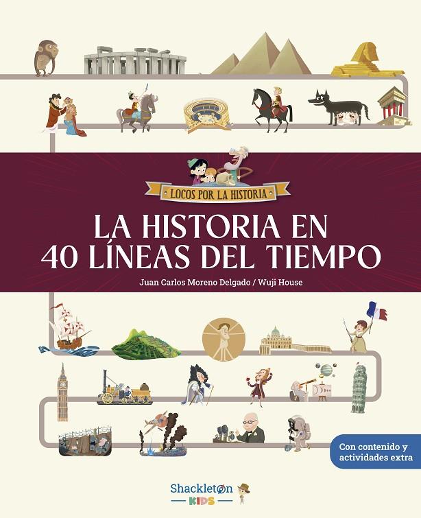 HISTORIA EN 40 LÍNEAS DEL TIEMPO, LA | 9788413614281 | MORENO DELGADO, JUAN CARLOS