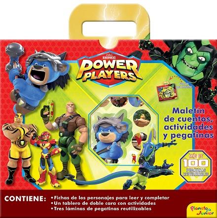 POWER PLAYERS : MALETÍN DE CUENTOS, ACTIVIDADES Y PEGATINAS | 9788408242970