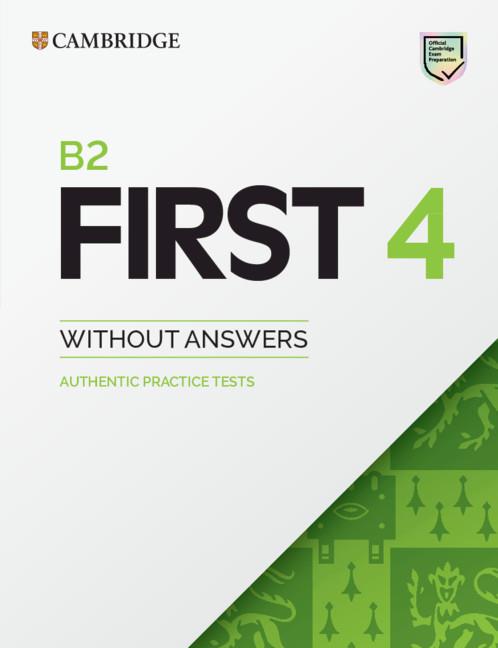 B2 FIRST 4. STUDENT'S BOOK WITHOUT ANSWERS. | 9781108748100 | COSGROVE, ANTHONY/HOBBS, DEBORAH