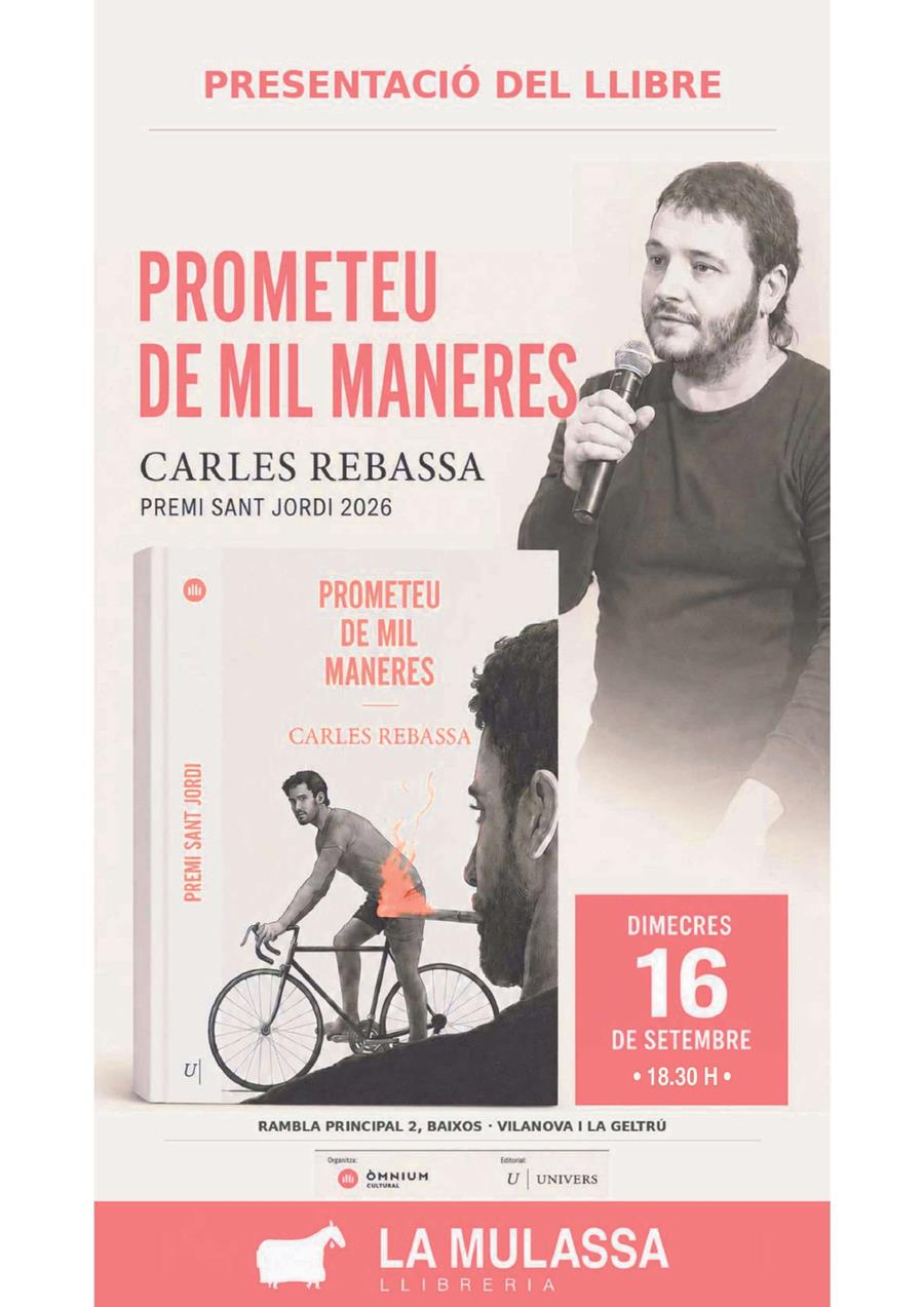PRESENTACIÓ "PROMETEU DE MIL MANERES" DE CARLES REBASSA - 