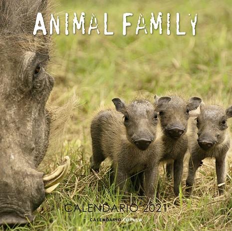 CALENDARI 2021 : ANIMAL FAMILY | 9788448027643 | AA. VV.