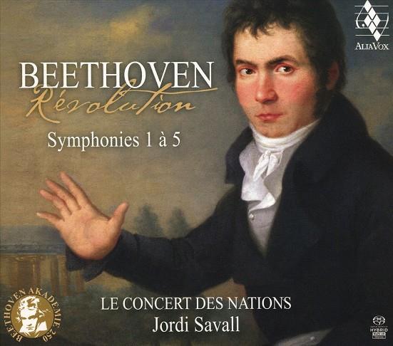 CD : BEETHOVEN SYMPHONIES 1 A 5 JORDI SAVALL | 8435408099370