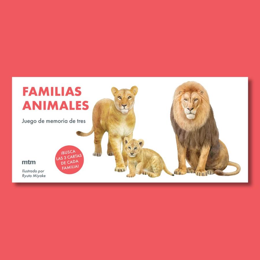 FAMILIAS ANIMALES : JUEGO DE MEMORIA DE TRES | 8425402581384