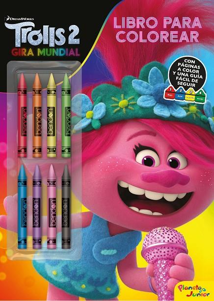 TROLLS 2 GIRA MUNDIAL : LIBRO PARA COLOREAR | 9788408218241 | DREAMWORKS