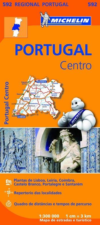 PORTUGAL CENTRO 592 (1:300.000) | 9782067184756