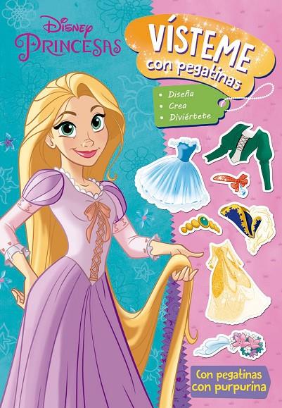 PRINCESAS DISNEY : VÍSTEME CON PEGATINAS  | 9788419547460
