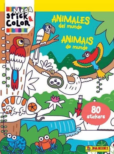 MEGA STICK COLOR : ANIMALES DEL MUNDO | 9788427871700 | VV.AA.