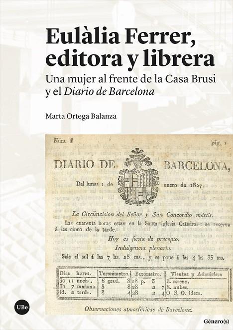 EULÀLIA FERRER : EDITORA Y LIBRERA | 9788491686545 | ORTEGA BALANZA, MARTA