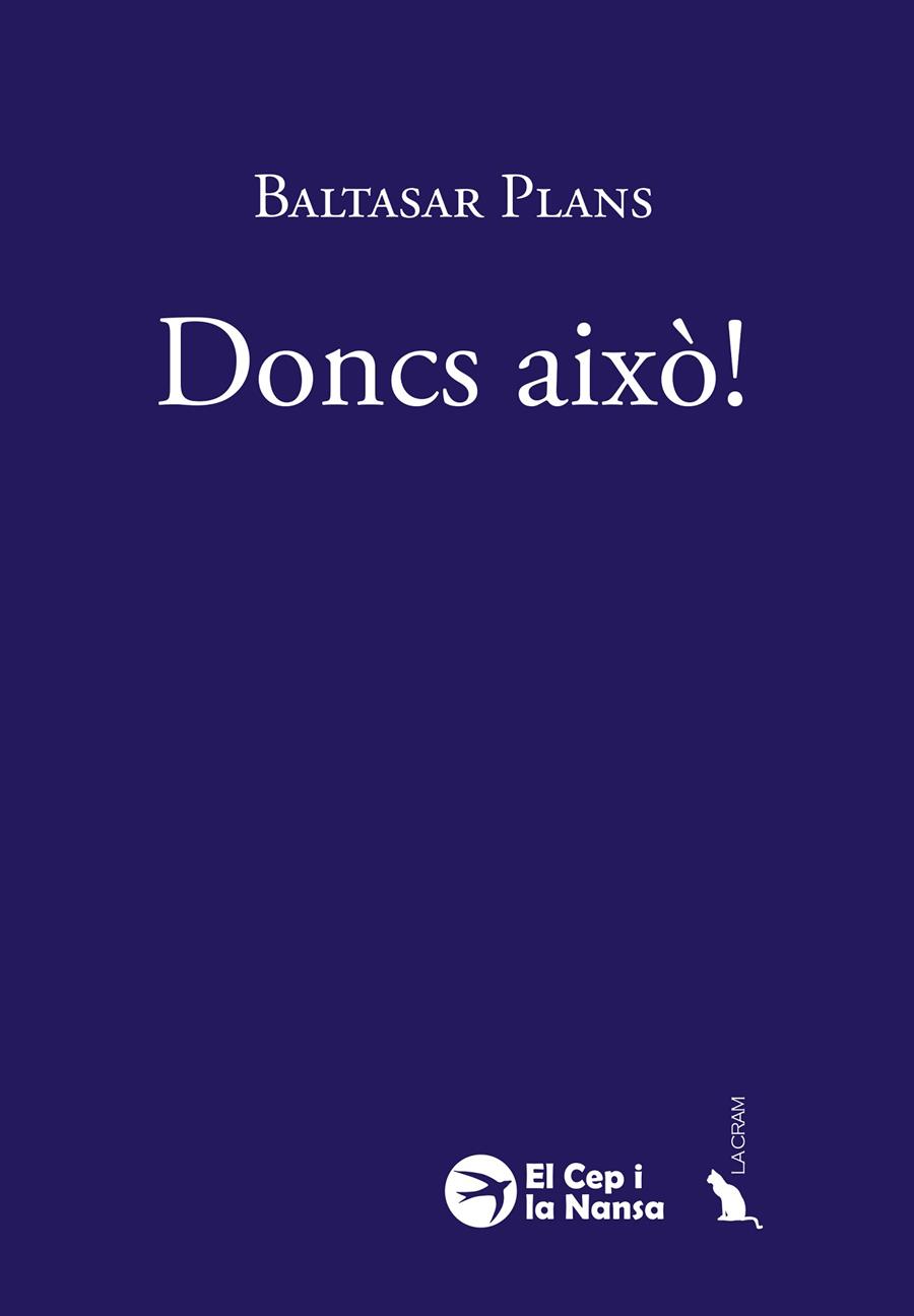 DONCS AIXÒ! | 9791387876364 | PLANS, BALTASAR