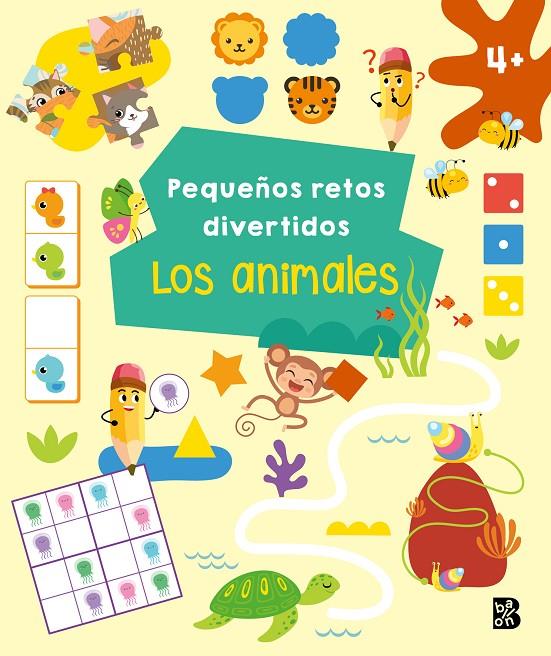 PEQUEÑOS RETOS DIVERTIDOS : LOS ANIMALES | 9789403244563