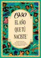 1950 : EL AÑO QUE TU NACISTE | 9788488907875 | COLLADO BASCOMPTE, ROSA