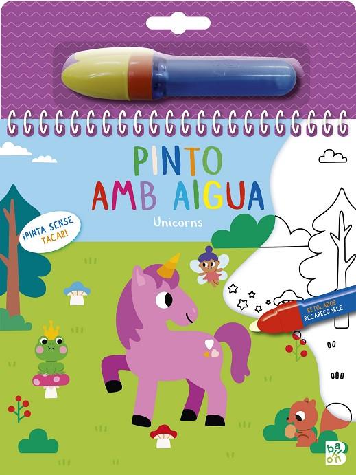 PINTO AMB AIGUA-UNICORNS | 9789403242873 | BALLON