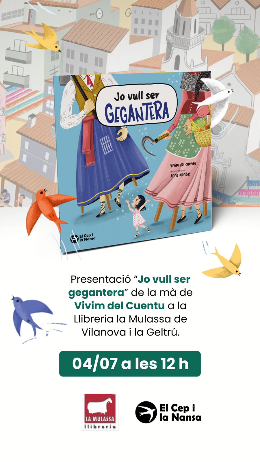 CONTACONTES "JO VULL SER GEGANTERA" DE VIVIM DEL CUENTU - 