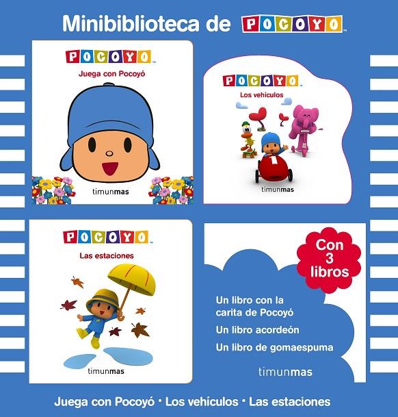 MINIBIBLIOTECA DE POCOYO (PACK 3 LLIBRES CARTRO) | 9788408231530 | ZINKIA