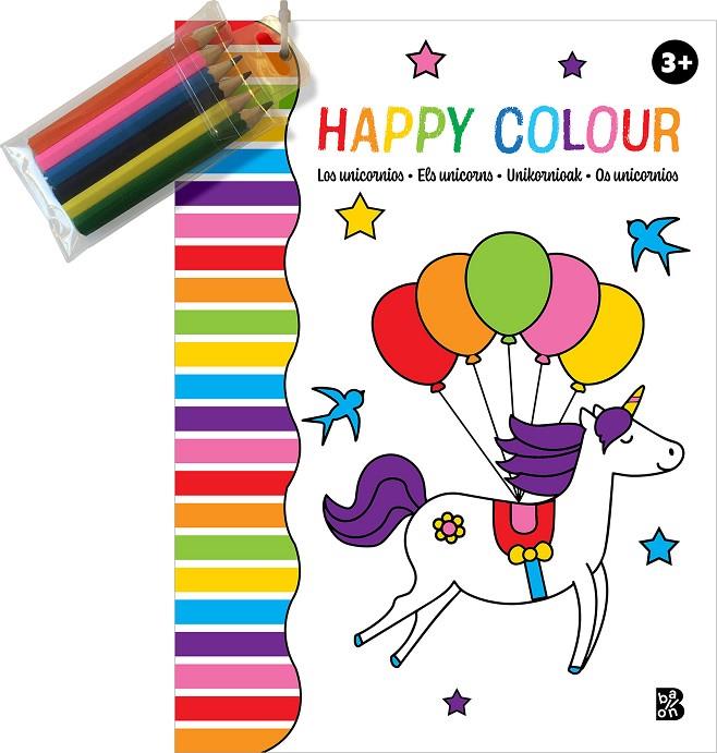 HAPPY COLOUR  :  LOS UNICORNIOS | 9789403228938