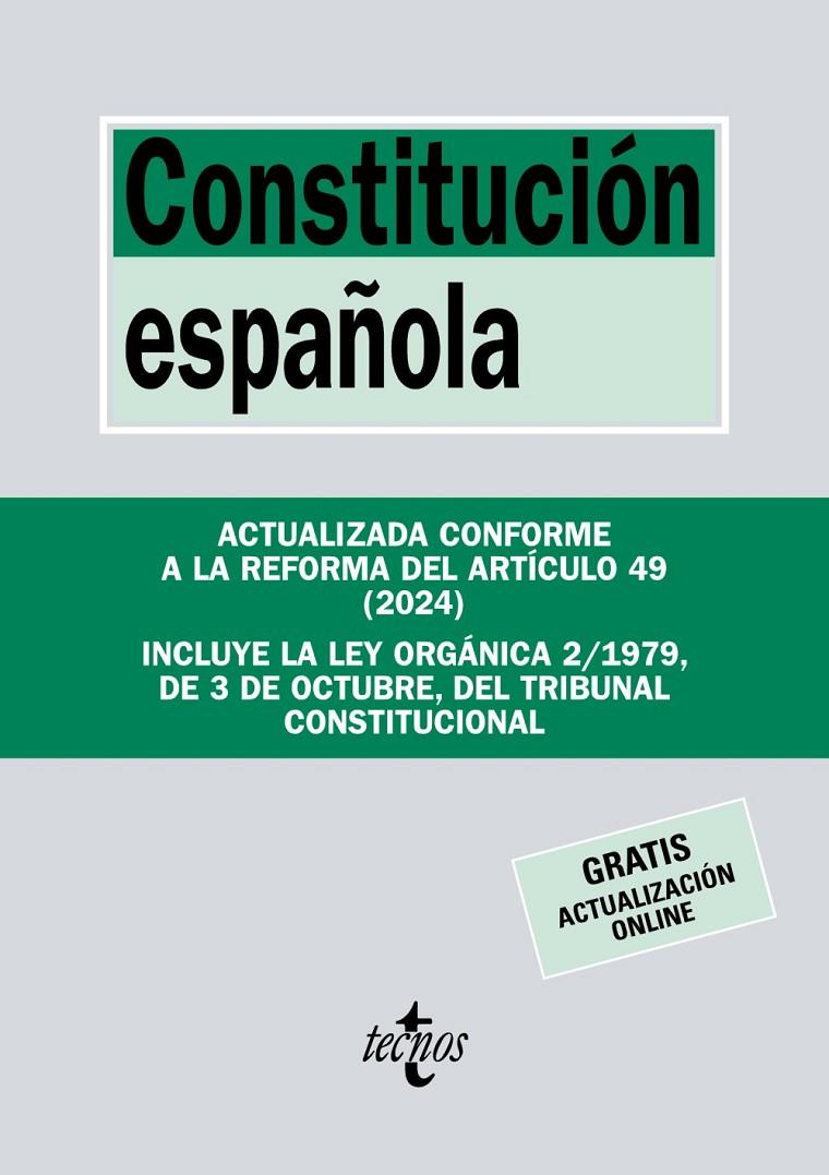 CONSTITUCIÓN ESPAÑOLA (2024) | 9788430990399