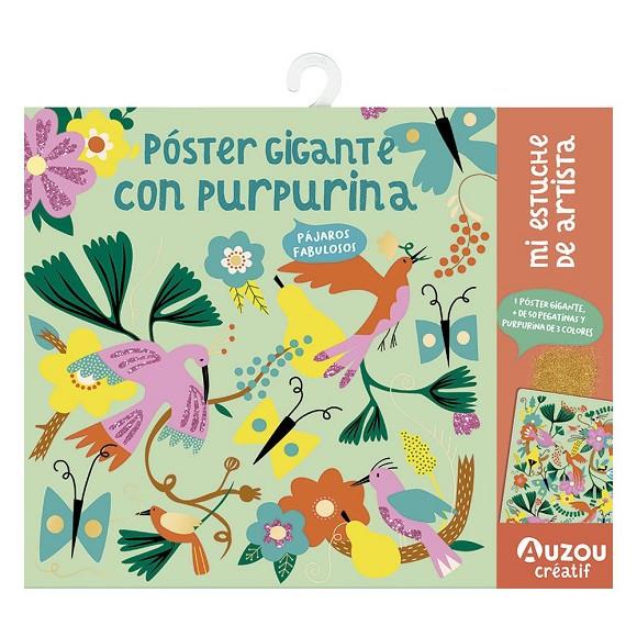 MI ESTUCHE DE ARTISTA : POSTER GIGANTE PURPURINA | 9791039520454