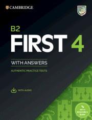 B2 FIRST 4. STUDENT'S BOOK WITH ANSWERS WITH AUDIO WITH RESOURCE BANK | 9781108780148 | ANÓNIMO
