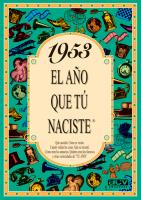 1953 : AÑO QUE TU NACISTE | 9788488907905 | COLLADO BASCOMPTE, ROSA