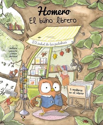 HOMERO, EL BÚHO LIBRERO | 9788469646717 | LESCAILLE, NATHALIE ; MICHAUD, ÉMILIE