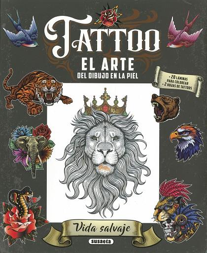 VIDA SALVAJE : EL ARTE DEL DIBUJO EN LA PIEL | 9788410842526