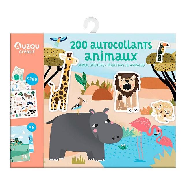 200 PEGATINAS ANIMALES (ESTUCHE) | 9791039519199