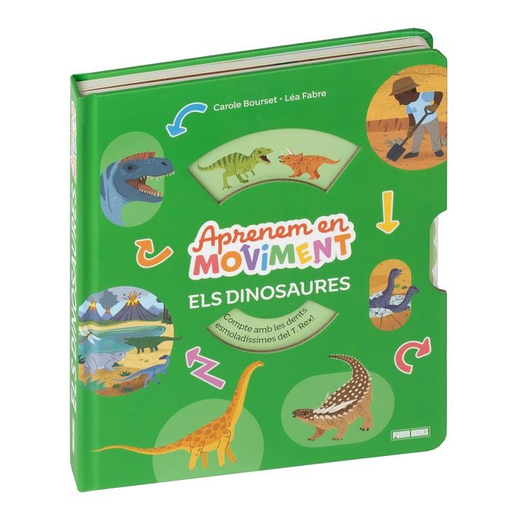 APRENEM EN MOVIMENT, ELS DINOSAURES | 9788410518704 | BOURSET, CAROLE ; FABRE, LÉA
