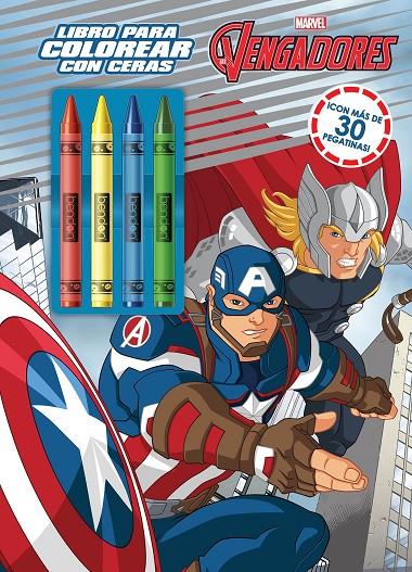 *VENGADORES, LOS. LIBRO PARA COLOREAR CON CERAS | 9788418610004 | MARVEL