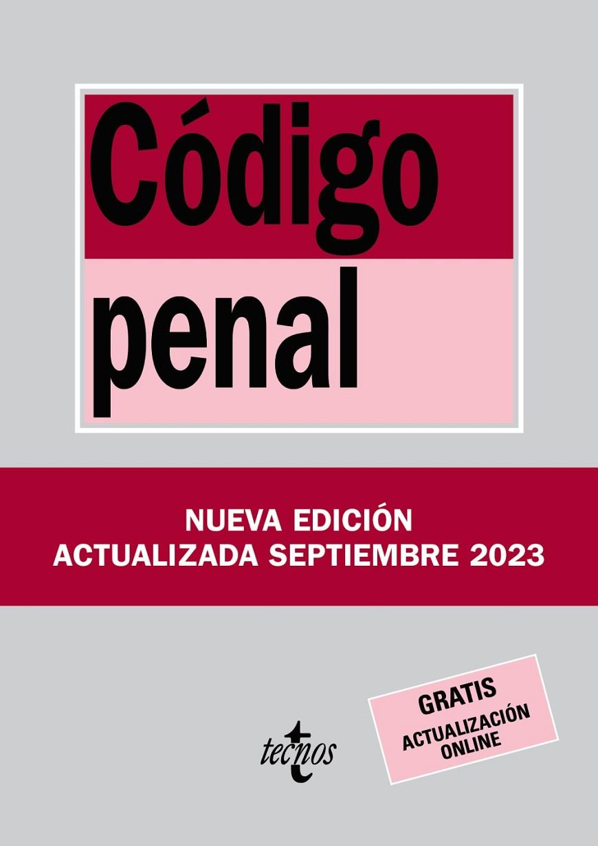 CÓDIGO PENAL (SEPTIEMBRE 2023) | 9788430988419