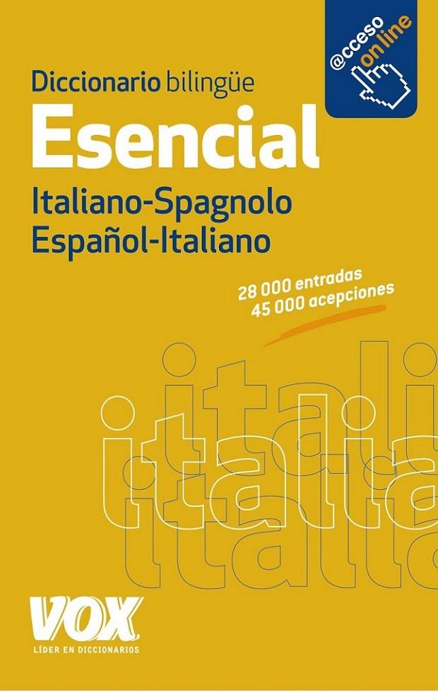 VOX ESENCIAL ESPAÑOL-ITALIANO-ESPAÑOL | 9788499741376