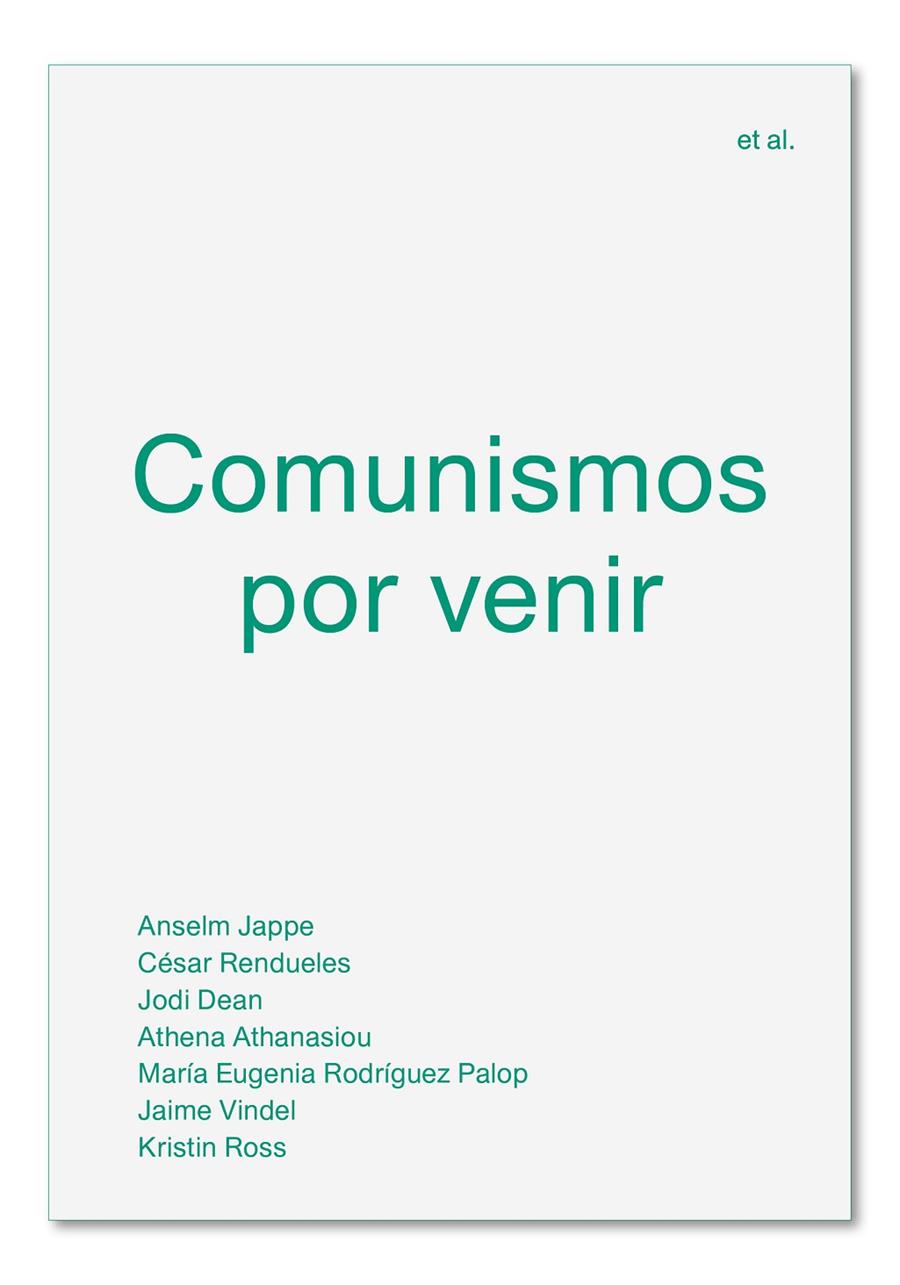 COMUNISMOS POR VENIR | 9788494820595 | VV AA