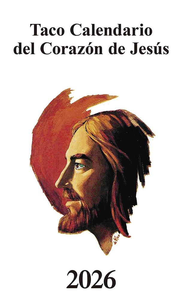 TACO CALENDARIO 2026 DEL CORAZÓN DE JESÚS CLÁSICO CON IMÁN | 9788427149779