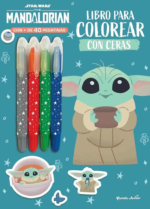 STAR WARS :  THE MANDALORIAN :  LIBRO PARA COLOREAR CON CERAS | 9788408312659 | STAR WARS