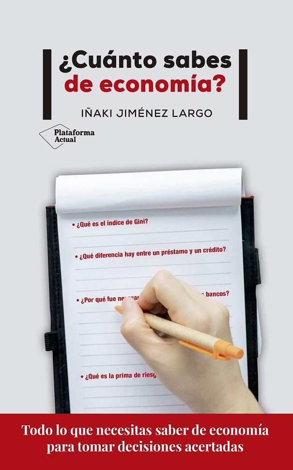 CUANTO SABES DE ECONOMIA | 9788417622374 | JIMENEZ LARGO, IÑAKI