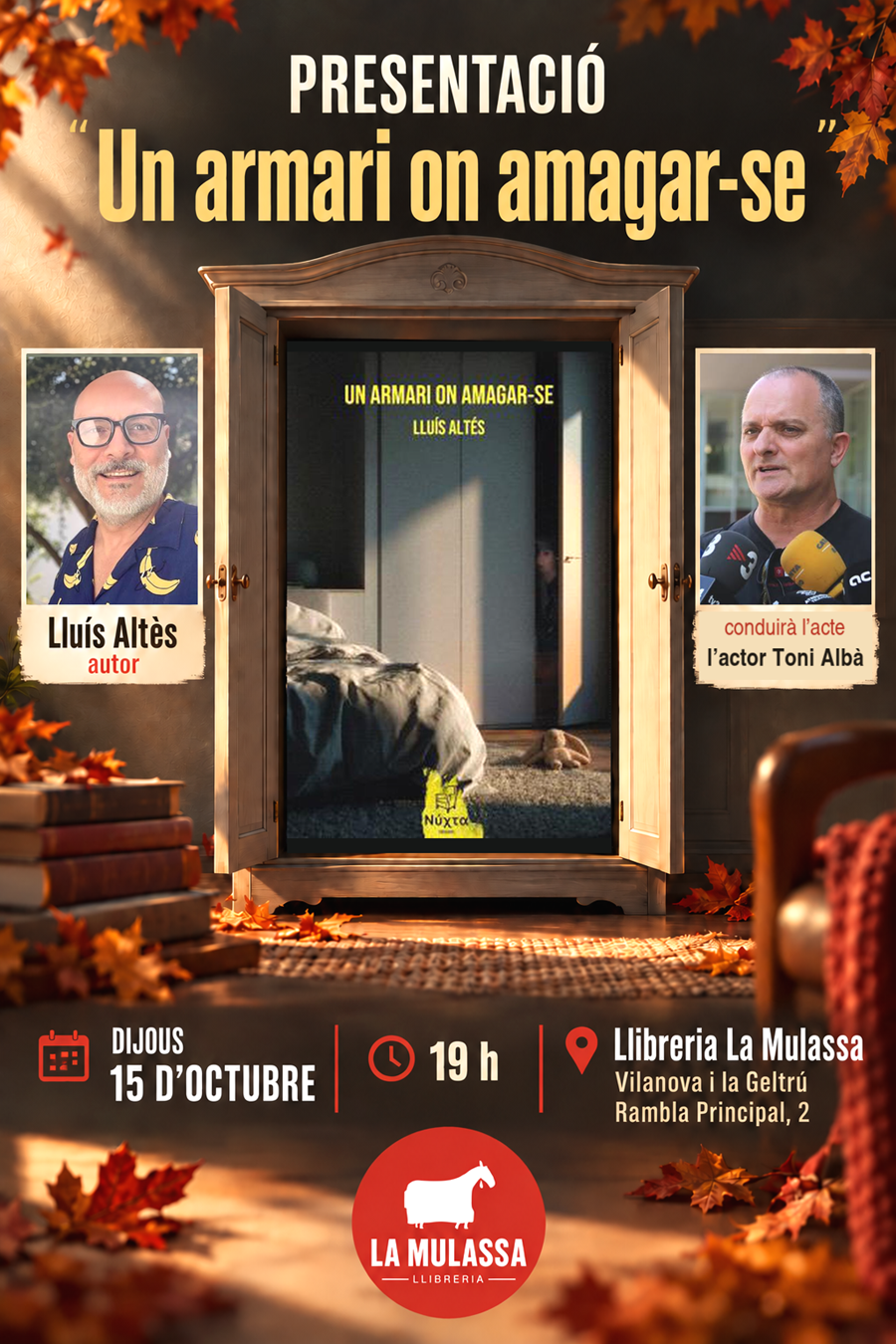 PRESENTACIÓ "UN ARMARI ON AMAGAR-SE" DE LLUÍS ALTÉS - 