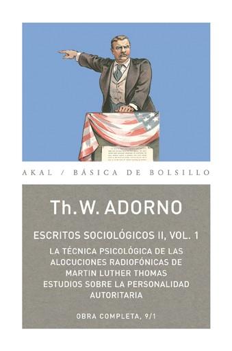 ESCRITOS SOCIOLOGICOS 2 VOLUM 1 | 9788446016830 | ADORNO, TH W