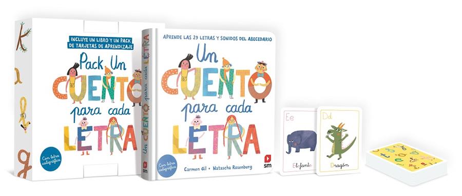 PACK : UN CUENTO PARA CADA LETRA + TARJETAS DE APRENDIZAJE | 9788411209564 | GIL, CARMEN
