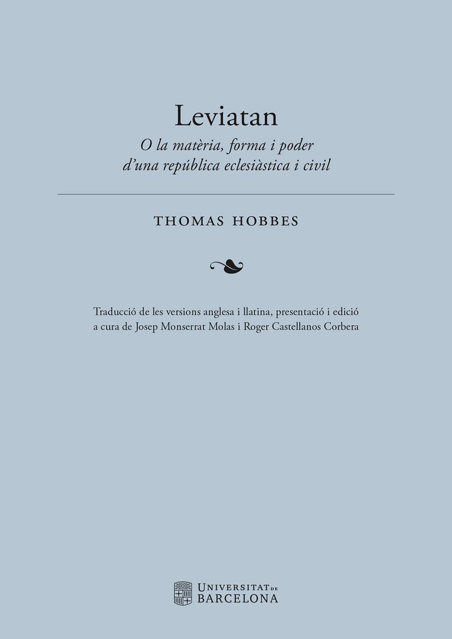 LEVIATAN | 9788491689959 | THOMAS, HOBBES