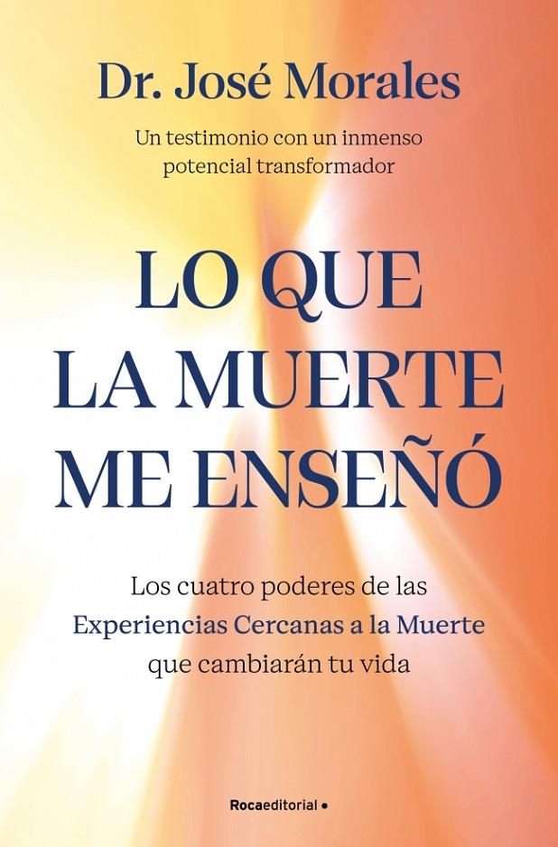 LO QUE LA MUERTE ME ENSEÑÓ | 9788410442450 | MORALES DEL RÍO, DR. JOSÉ