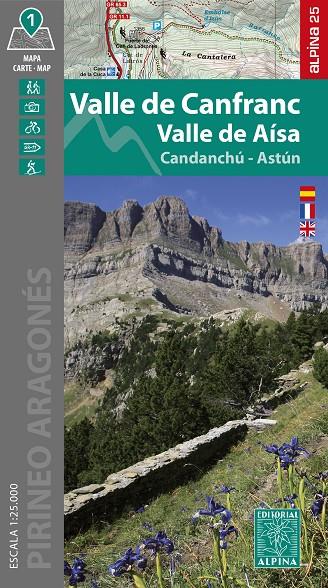 VALLE DE CANFRANC (1:25.000) | 9788470111822