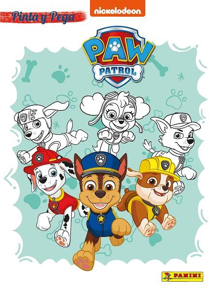PINTA Y PEGA PAW PATROL | 9788427872103
