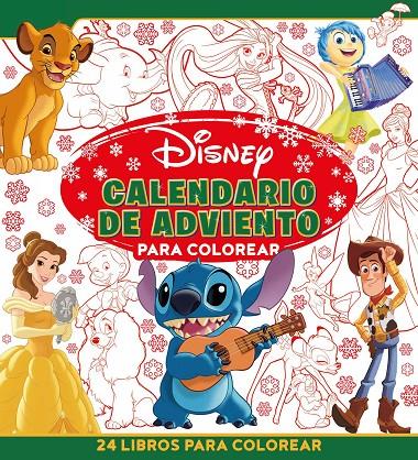 CALENDARIO DE ADVIENTO DISNEY PARA COLOREAR | 9788410029729