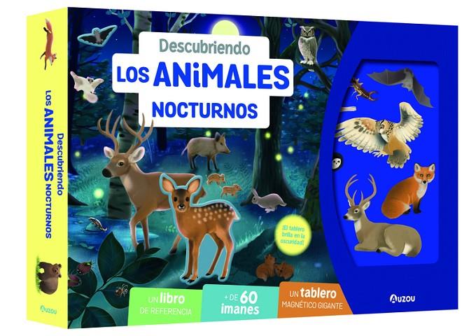 DESCUBRIENDO LOS ANIMALES NOCTURNOS : TABLERO MAGNÉTICO | 9791039558280 | POTARD, CELINE