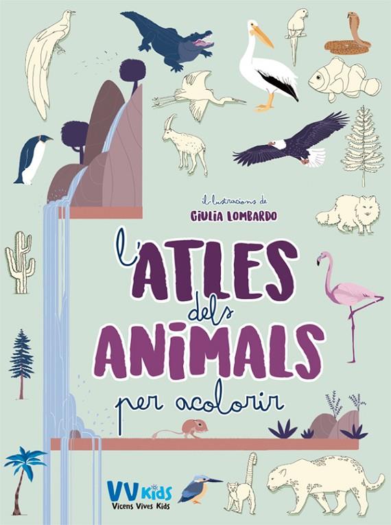 ATLES DELS ANIMALS PER ACOLORIR, L' | 9788468243740 | LOMBARDO, GIULIA