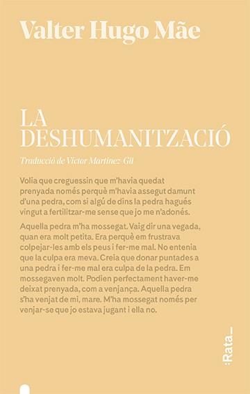DESHUMANITZACIÓ, LA | 9788416738472 | HUGO MÃE, VALTER