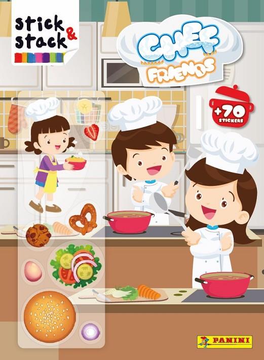 STICK & STACK  :  CHEF FRIENDS | 9788427873711