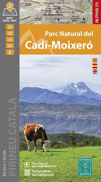 PARC NATURAL CADI MOIXERO 1:25.000 | 9788470111839