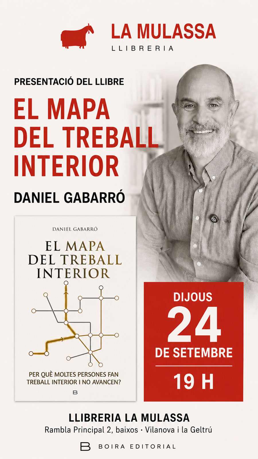 PRESENTACIÓ "EL MAPA DEL TREBALL INTERIOR" DE DANIEL GABARRÓ - 