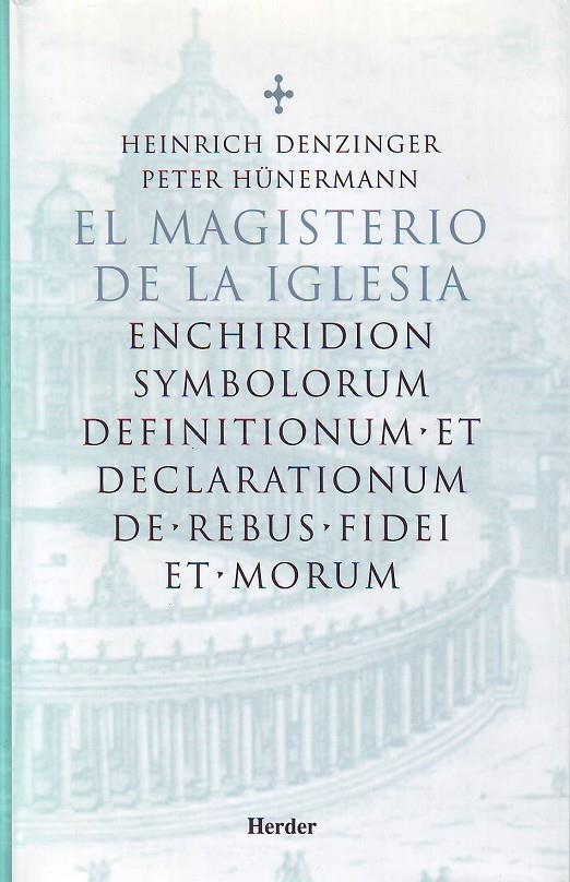 MAGISTERIO DE LA IGLESIA, EL | 9788425420870 | DENZINGER, HEINRICH-HUNERMANN, PETER